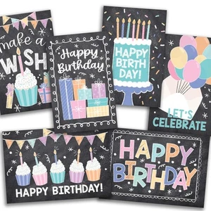 Tarjetas de cumpleaños Hadley Designs Chalk Doodle - Imagen 1 de 9
