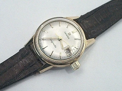 1960s OMEGA SEAMASTER cal. 680 LADYMATIC DATE AUTOMATIC W/ ORIGNAL BAND & BUCKLE - Image 1 of 4