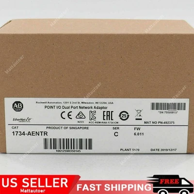 Módulo adaptador de porta dupla selado de fábrica AB 1734-AENTR/C Point I/O 1734AENTR - Imagem 1 de 4