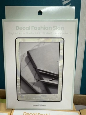 NEW Decal Fashion Vinyl Adhesive Pearlized Seashell Kindle Paperwhite 11th Gen - Image 1 of 2