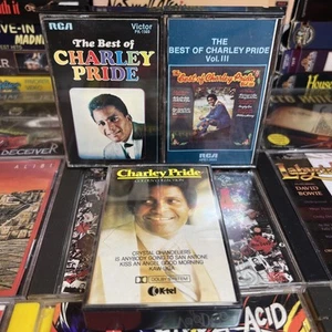 Charley Pride 3 Cassette Tape Lot Tested Greatest Hits 70s Country Kiss an Angel - Picture 1 of 22