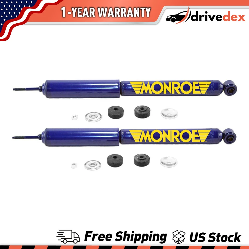 Rear Monroe Shocks Absorbers For 1985 1986 1987 1988 1989 1990 Ford Mustang - Image 1 of 2