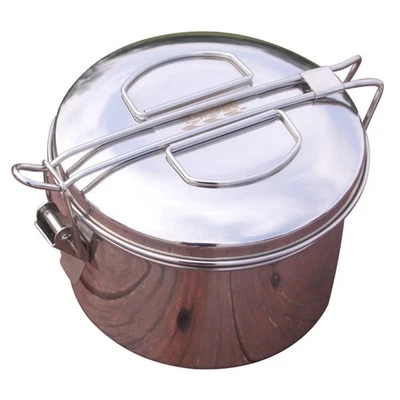  Porta Pranzo Tanister in Acciaio Inossidabile Contenitore Per Alimenti Inox - Immagine 1 di 4