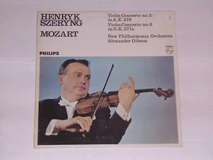 HENRYK SZERYNG -Mozart Violin Concertos 5+6- LP Philips - Picture 1 of 1