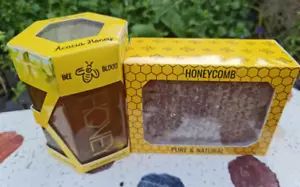 Gift Pack - Honey and Honeycomb, 2025 New Harvest- ORGANIC HONEY - Picture 1 of 10