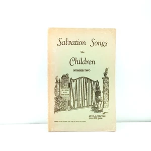 Canzoni di Salvezza per Bambini Canzoniere Spartiti 1939 Bambino Evangelizzazione - Foto 1 di 2