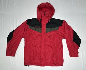 Columbia Sportswear Red Men's Hooded Jacket S Insulated Inside/Outside Zipper - Picture 1 of 11