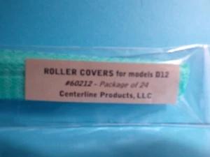 ROLLER COVERS FOR N RAIL CLEANER CAR  D-12 # 60212  (24) by centerline products - Picture 1 of 1