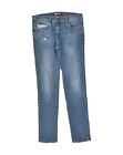 Gas Damen Skinny Jeans W33 L32 blau Baumwolle ZH30