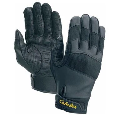 Cabela's Men's Upland Bird Hunting Black Leather Uninsulated Shooting Gloves  - Image 1 of 3