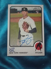 Luis Gil 2022 Topps Heritage Real One Autographs #ROA-LGI MINT-GEM