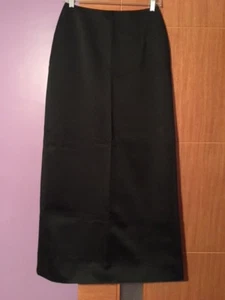 Neu ohne Etikett Laundry schwarzer formeller langer vollständig gefütterter Rock Größe 4 - Bild 1 von 3