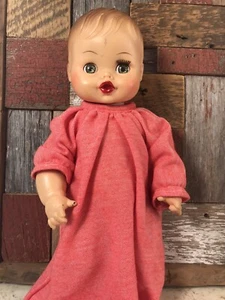 Vtg Baby Doll Creepy Halloween Wetting Doll Prop Doll Horror Goth Spooky Doll - Picture 1 of 19