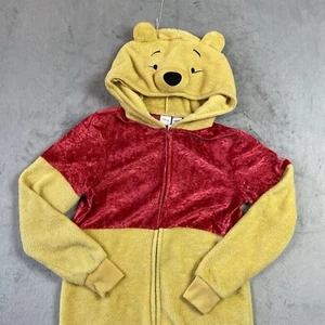 Disney Winnie Puuh Anzug Kapuze Reißverschluss Kostüm Erwachsene Einteiler Pyjama Gr. Small - Bild 1 von 6