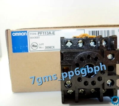 2 PCS NEW Omron MKS3P Series Level 3 Relay Base PF113A-E - Image 1 of 3