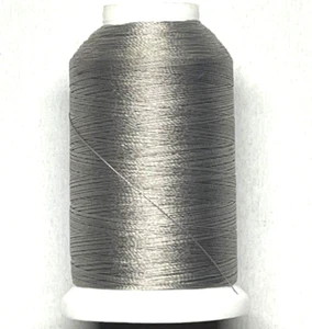 Carrete de 800 yardas Gudebrod Gude Sylk 7205 gris plata tipo 00 - Imagen 1 de 11