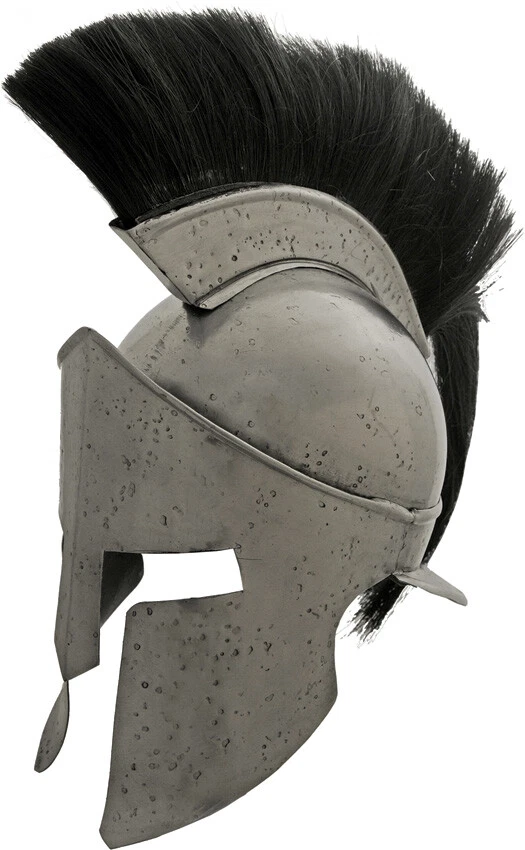 Roman Helmet Replica Carbon Steel Construction Black Plume 910994 - Image 1 of 1