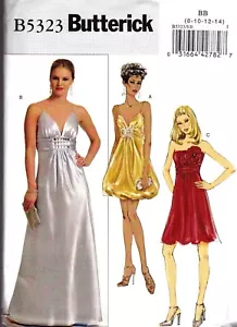 Butterick B5323 Partykleid/Formell/2 Längen/Schnittmuster 8-14/16-24 - Bild 1 von 4