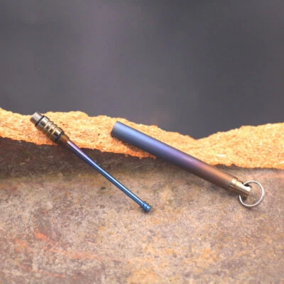 Titanium Ti Portable Ear Care Tool Cleaner Earw ax Remover Earpick Curette EDC