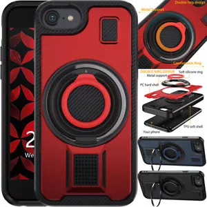 Funda resistente para parachoques anillo soporte Hoder Cover 4.7" para Apple iPhone 6/6s/7/8 - Imagen 1 de 30