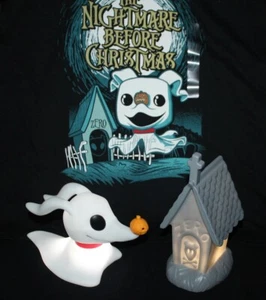 Disney Nightmare Before Christmas ZERO MOOD LAMP & DOGHOUSE MOOD LAMP SET! - Neu - Bild 1 von 8