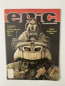 1982 April, Epic Illustrated The Marvel Magazine Of Fantasy & Science Fiction - Picture 1 of 5