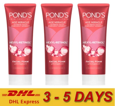 3 x POND s Age miracle Cell Regen Daily Regenerating Facial Face Foam 90 g. - Image 1 of 4
