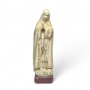 Vintage Plaster Mother Mary Sculpture - Picture 1 of 5