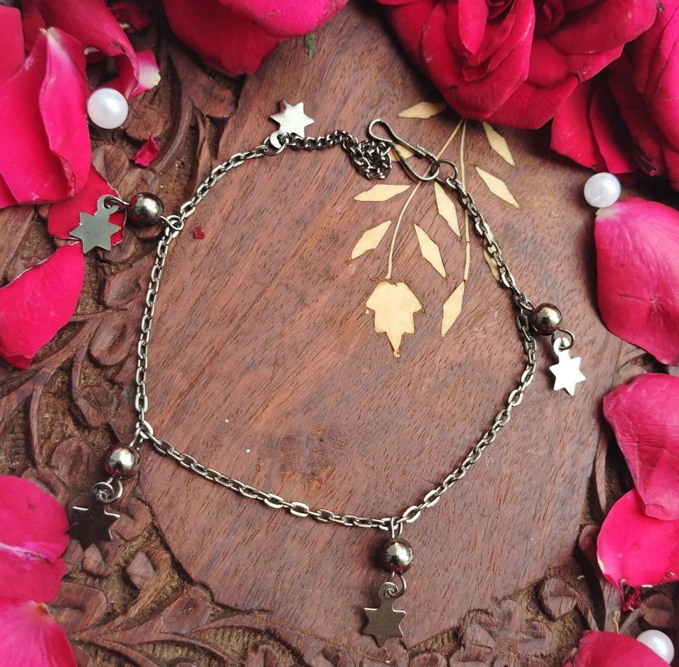 Pulsera Estrella Étnica Para Mujer - Pulsera Dije Plata 925 ~ Regalo Minimalista Foto 1 de 1