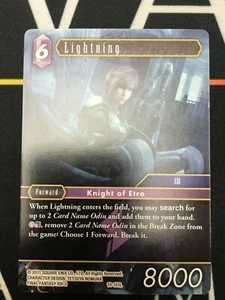 Lightning (10-101L Opus X/10) - Final Fantasy Card Game Fresh NEW - Picture 1 of 2