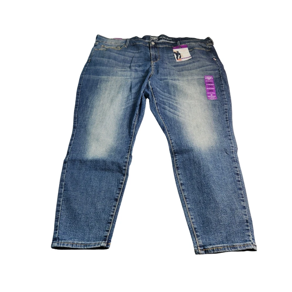 Signature Levi  Simply Stretch Mid Rise Skinny Jeans Women's Size 24 40X28 NWT 3 - Image 1 of 4