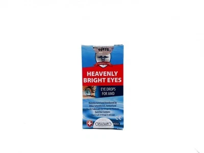 ETHOS SCHWEITZ LLC Ethos Bright Eyes Heavenly Eye Drops for AMD Macular Degeneration 10ml FREE POST