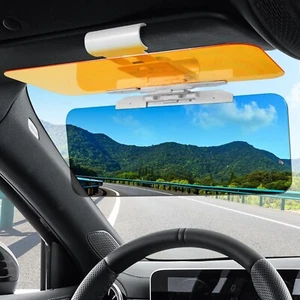 Extensión de parasol de coche HD antideslumbrante conducción HD Tac visera universal día y noche - Imagen 1 de 9