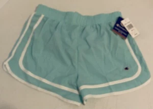 Champion Girls Active Shorts Athletic Wear Size XL Aruba Teal NWT - Picture 1 of 3