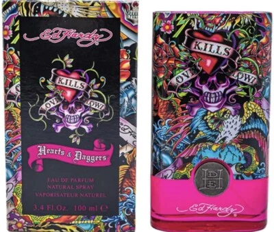 Christian Audigier Ed Hardy Hearts & Daggers eau de parfum spray para mujer 3,4 fl oz Foto 1 de 2