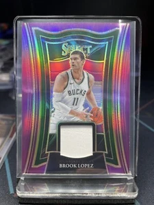 Muestras selectivas Panini Select 2020-21 púrpura Prizm/99 Brook Lopez #SS-BLP - Imagen 1 de 2