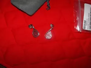 Dallas Prince New Earrings Sterling Silver 12.0 CTW Quartz Pear Shape - Picture 1 of 6