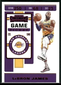 2019-20 Contenders Game Ticket LEBRON JAMES RED Parallel #70 - Bild 1 von 3