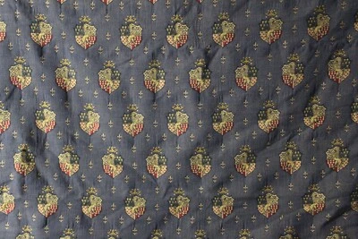 Lee Jofa, Guinevere Weave, Embroidered Heraldry Tapestry, BTY, Various Colors - Image 1 of 2