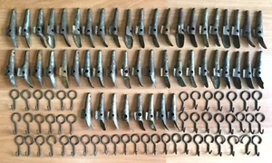 OLD VTG METAL MAPLE SYRUP SAP SPILE SPOUT TAP SPIGOT HOOK HANGER 100 PIECE LOT - Picture 1 of 12