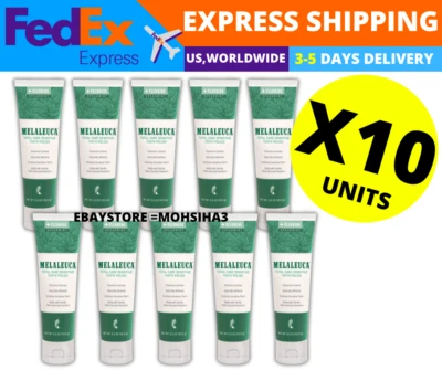 Esmalte dental blanqueador Melaleuca limpio sensible a la menta nueva etiqueta menta verde X 10 Foto 1 de 4