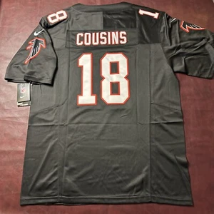 Kirk Cousins Jersey Swag Surf Atlanta Falcons Black Large Stitched - Picture 1 of 6