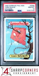1988 GARBAGE PAIL KIDS STICKERS #526b TORN SHAUN SERIES 13 PSA 10 - Picture 1 of 3