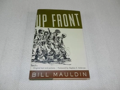 WW II Cartoonist Bill Mauldin & GI characters Joe & Willie   "UP FRONT" Foto 1 de 4