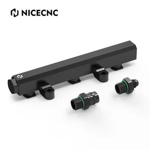 NICECNC Racing Fuel Rail Kit Aluminum Alloy For Can-Am Maverick X3 2017-23 Black - Picture 1 of 12