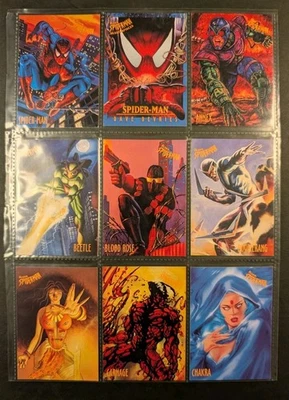 1997 Fleer Spider-Man Reprint 50-Card Complete Set NM Marvel - Image 1 of 4