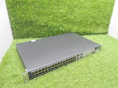 3COM Baseline 24 Port Network Switch 2924 SFP Plus rack mount ears 3CBLSG24 #4H - Image 1 of 2