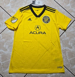 NWT Adidas 2019/20 Columbus Crew SC MLS Soccer Jersey Womens Medium Acura - Picture 1 of 12