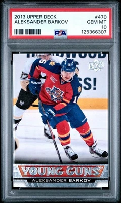2013 Upper Deck YOUNG GUNS 470 Aleksander Barkov Rookie RC PSA 10 GEM MINT ! - Image 1 of 2