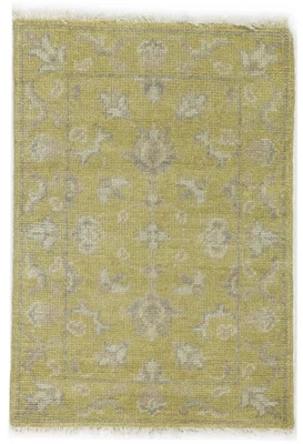 Floral Transitional Wool Oriental Area Rug Bedroom Decor Carpet 3x5ft - Image 1 of 4